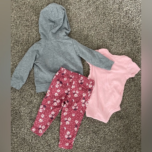 Carter’s 3 piece girl set- like new! - Picture 2 of 4
